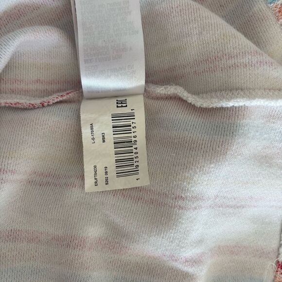 Roxy Colorful Striped Summer Beach Poncho Hoodie, Size Large - Picture 12 of 12